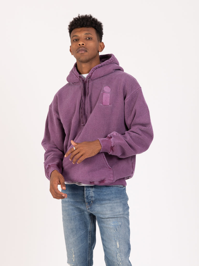 IUTER - Felpa Monogram hoodie purple