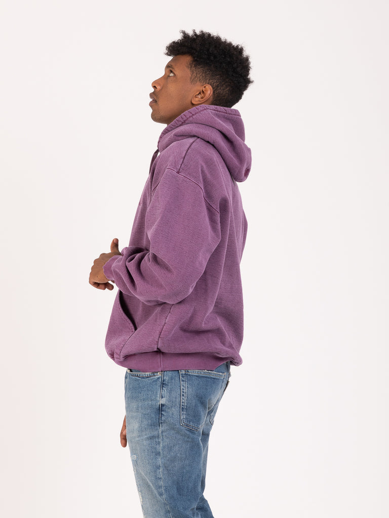 IUTER - Felpa Monogram hoodie purple