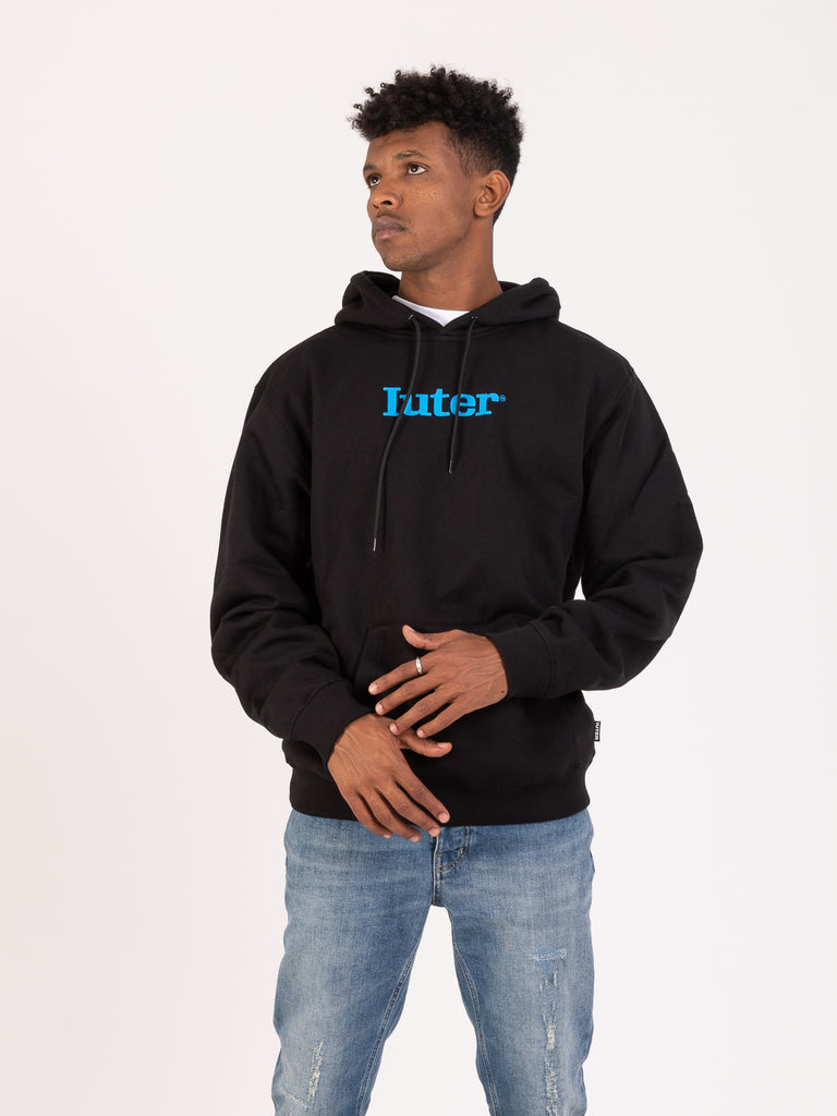 IUTER - Felpa Target hoodie nera