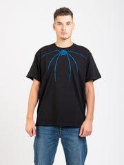 IUTER - T-shirt Widow nero / bluette