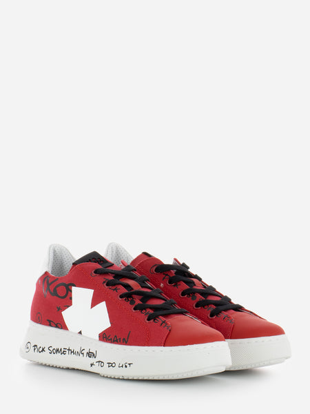 Sneakers Antares-Sirio rosso / bianco