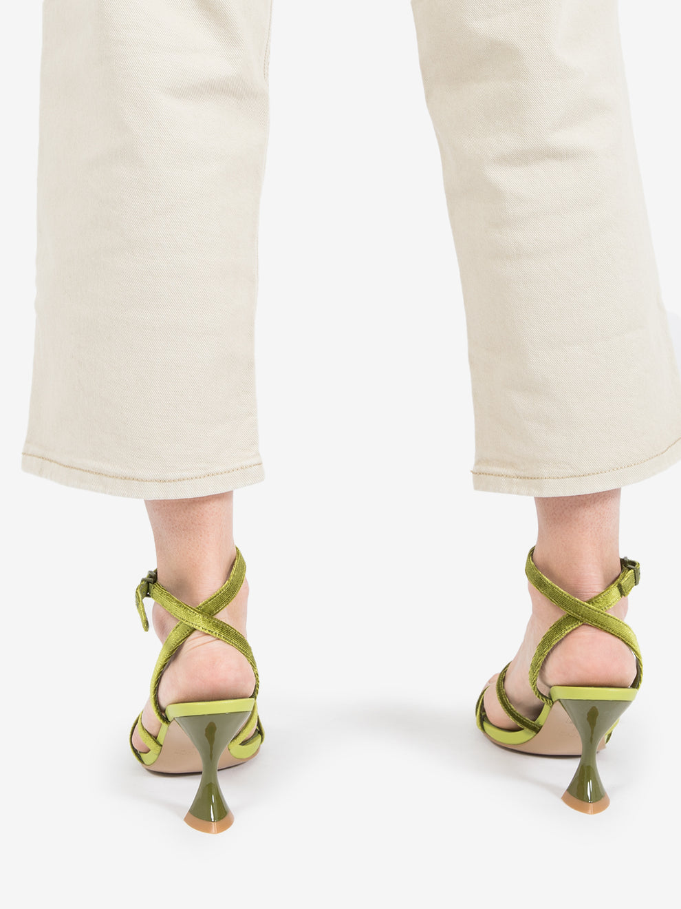Miranda Acid Velvet Sandals