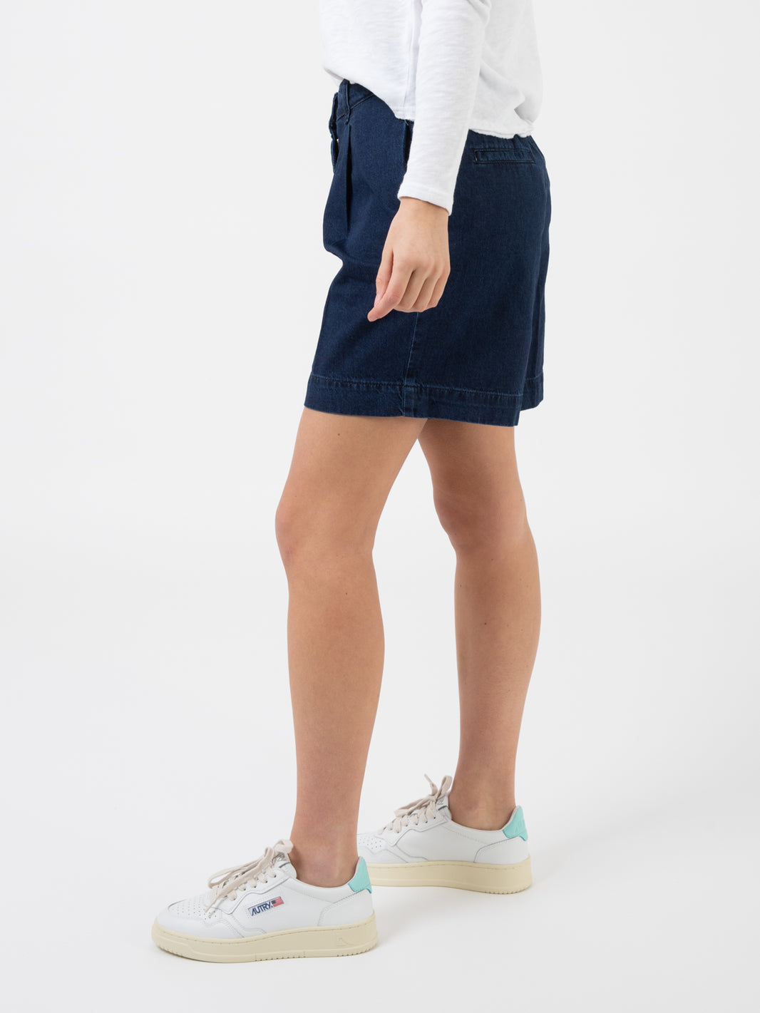 Bermuda jeans scuro