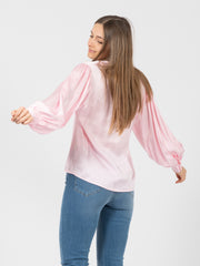 KAOS - Blusa Giannini satinata rosa