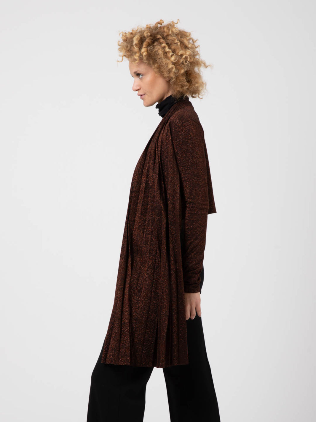 Bolerino lurex bronzo