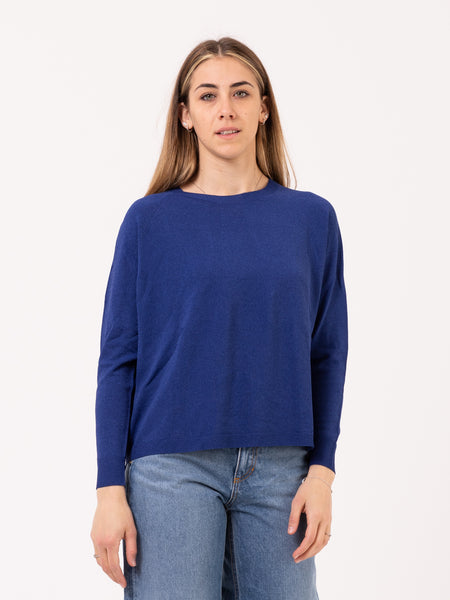 Maglia ampia blu