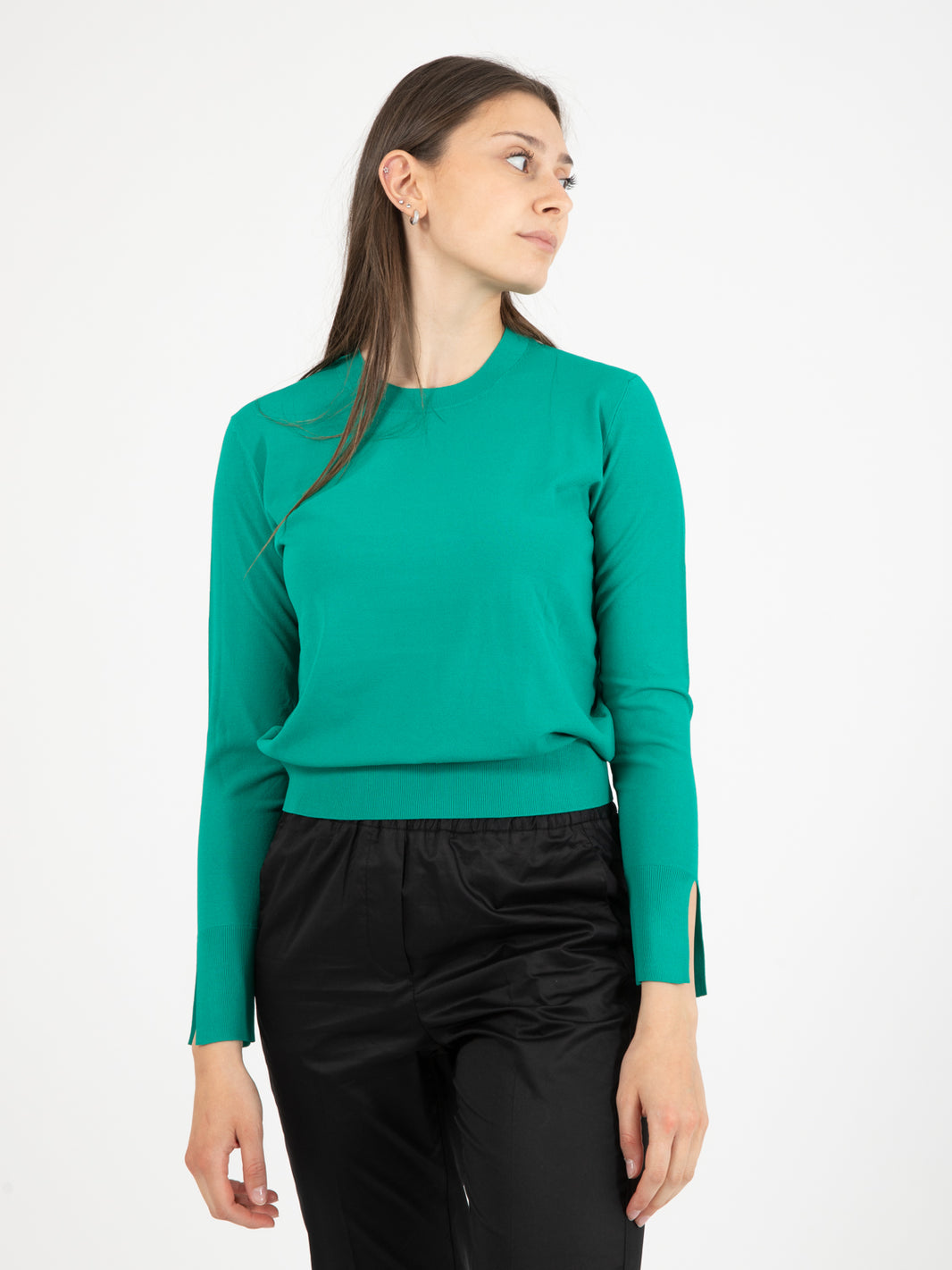 Maglia Scollo U giada