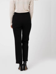 KAOS - Pantaloni neri con spacchetto sul fondo