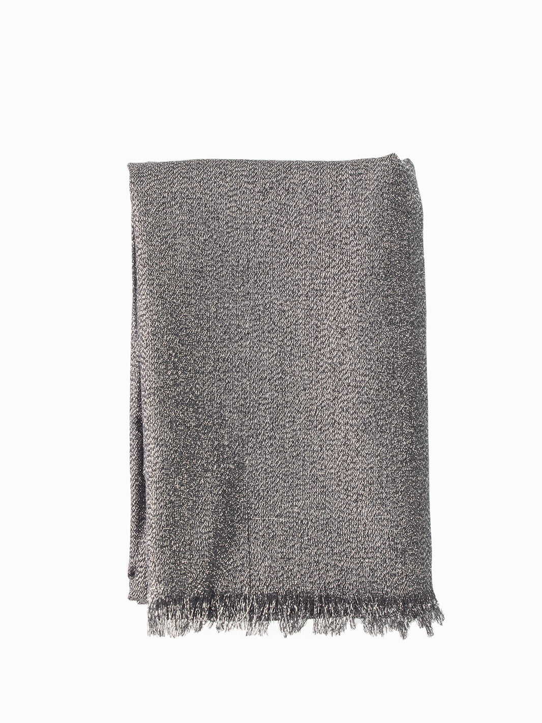 Pashmina glitterata nera