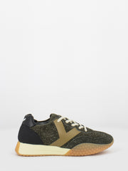 KEH-NOO - Sneakers suede effetto peletto military