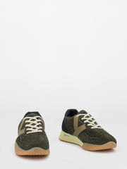 KEH-NOO - Sneakers suede effetto peletto military