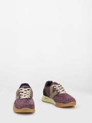 KEH-NOO - Sneakers suede effetto peletto red