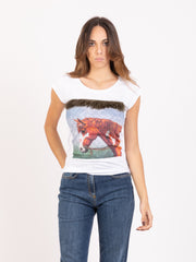 KO SAMUI - T-shirt Foal bianca