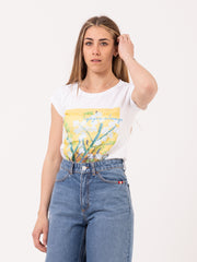 KO SAMUI - T-shirt Graphic Yelplant slim bianca