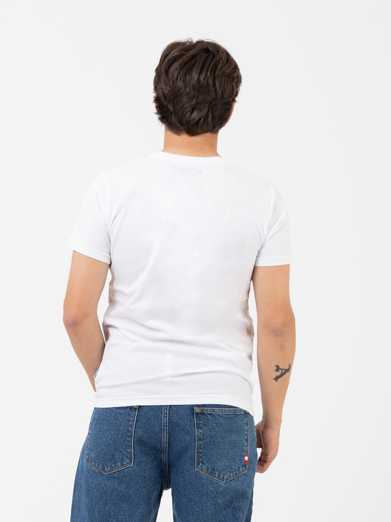 KO SAMUI - T-shirt Twice Cotton Reflo bianca
