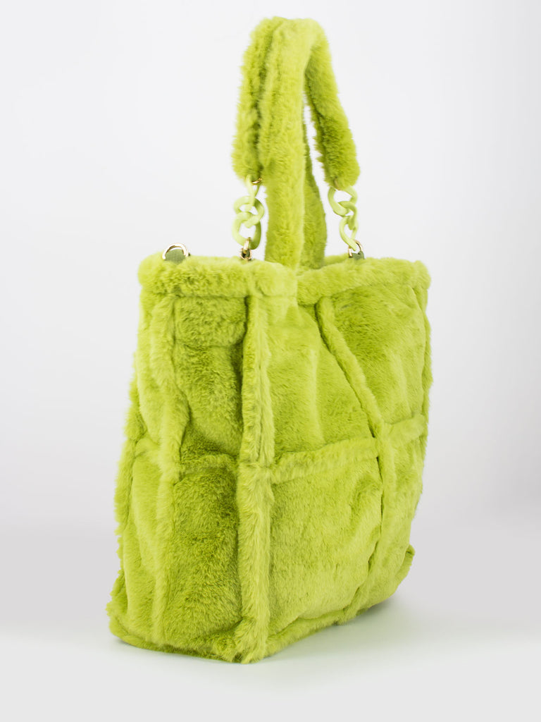 LA MILANESA - Maxi shopper Alba verde