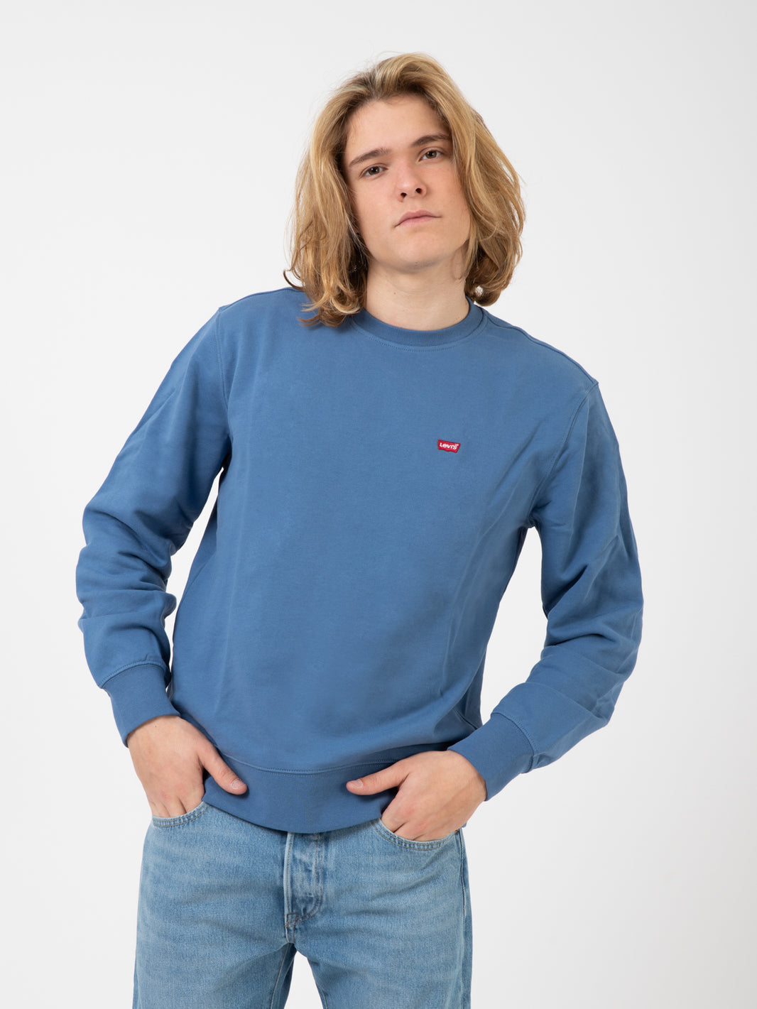 Felpa New Original crew moonlight blue