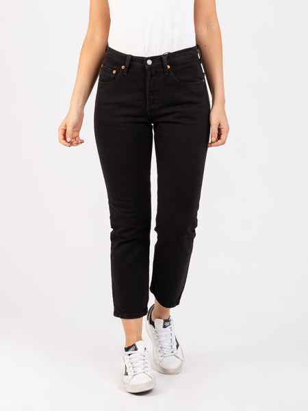 501® original cropped black sprout