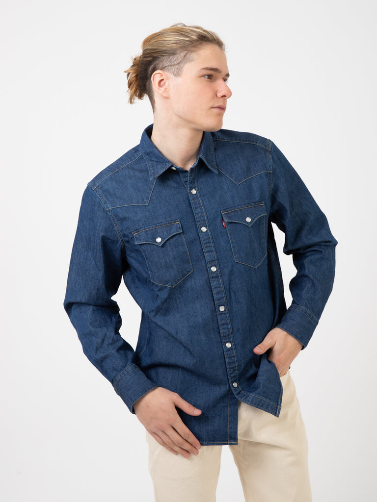 LEVI'S® - Camicia Barstow Western standard Lower Haight blu
