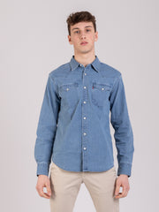 LEVI'S® - Camicia Barstow Western worn in-light indigo
