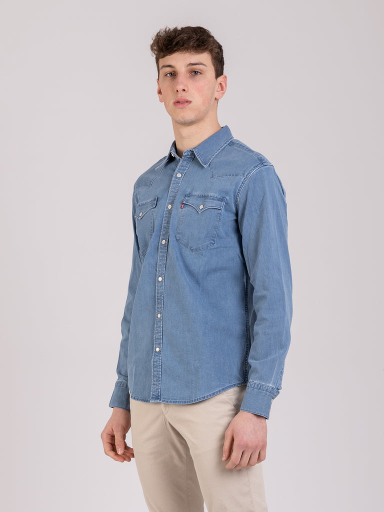 LEVI'S® - Camicia Barstow Western worn in-light indigo