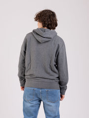 LEVI'S® - Felpa hoodie grigia con zip