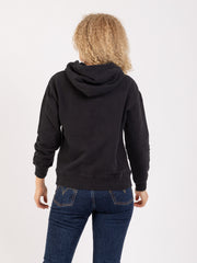 LEVI'S® - Felpa hoodie standard nera
