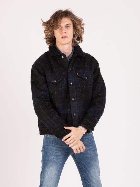 Giacca vintage fit sherpa nightwatch