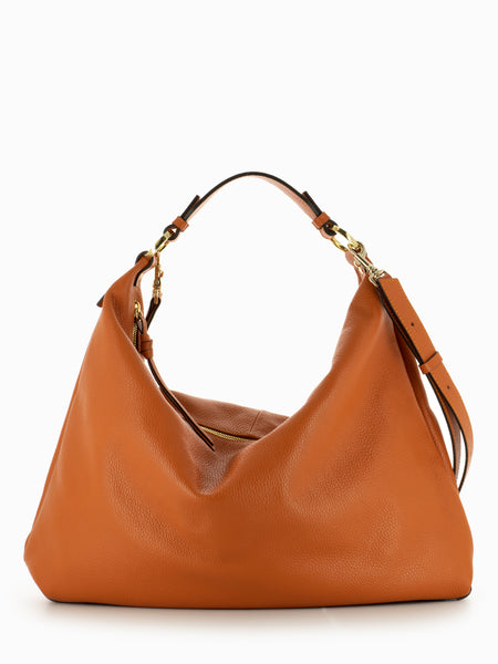 Borsa in pelle Jasmin arancio