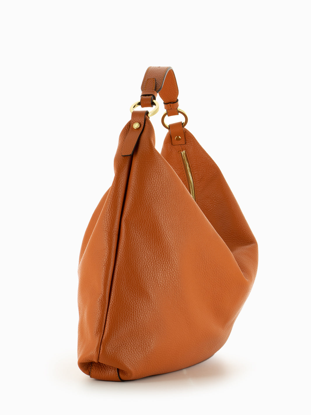 Jasmin Orange Leather Bag