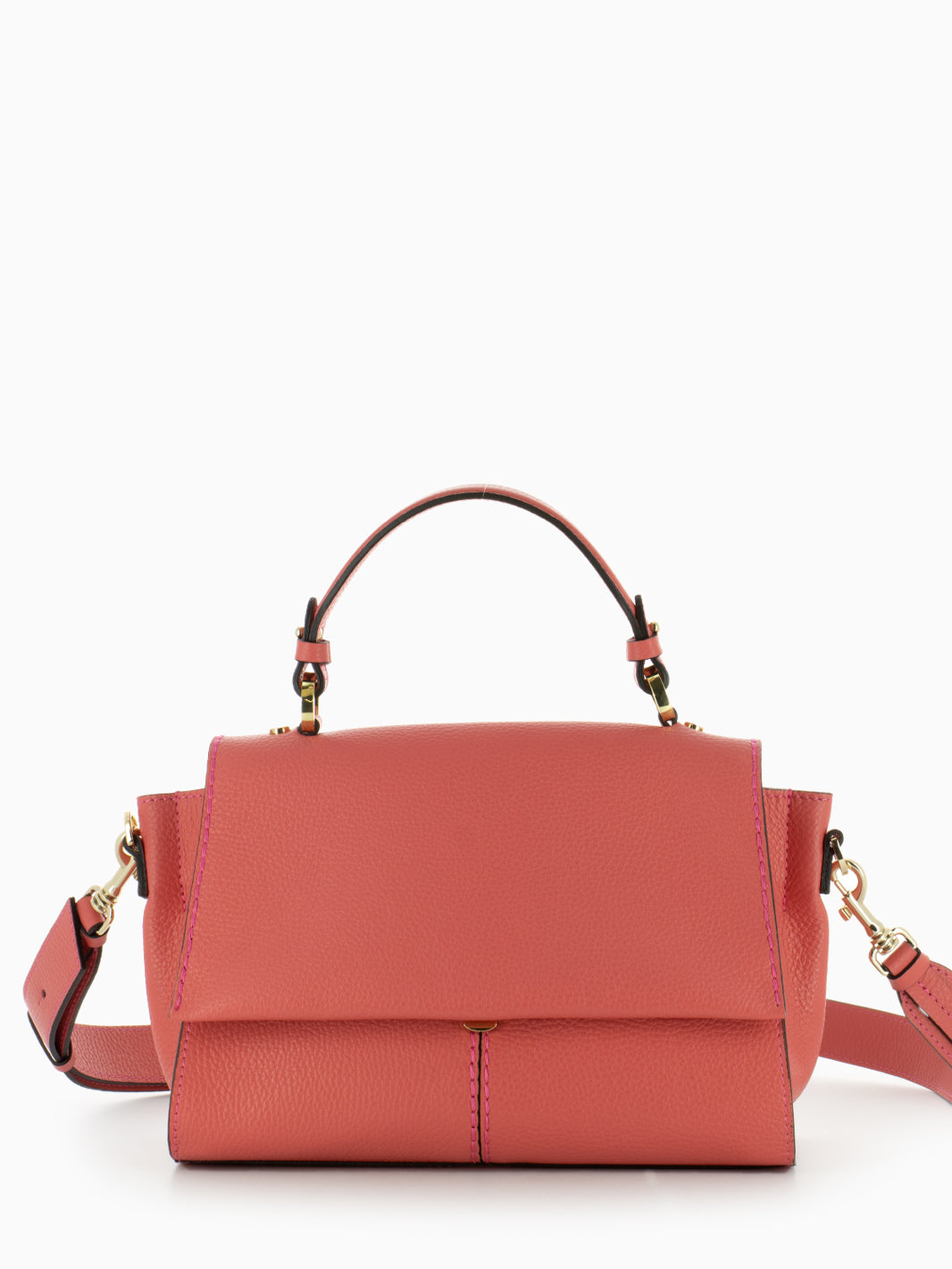 Borsa in pelle Muriel peach