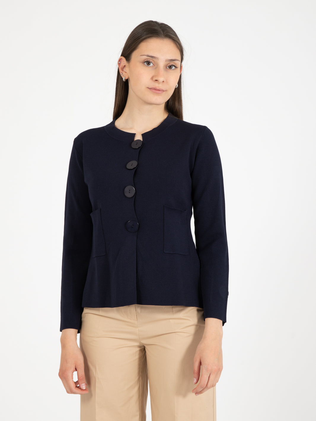 Giacchino manica lunga navy