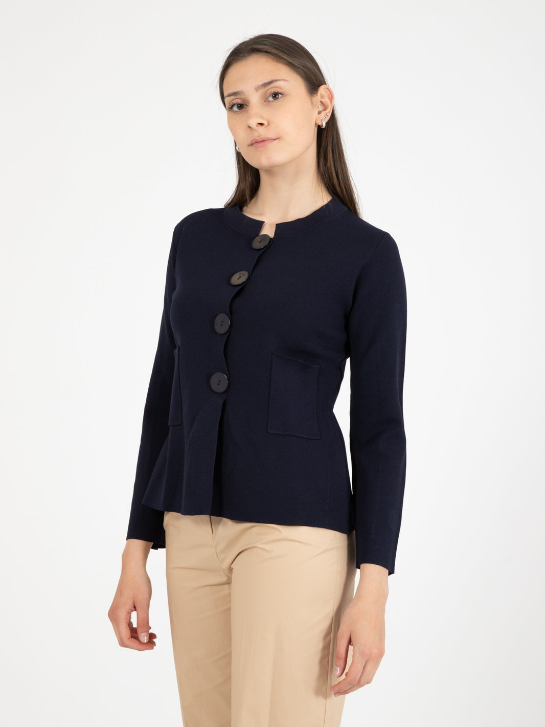 Giacchino manica lunga navy