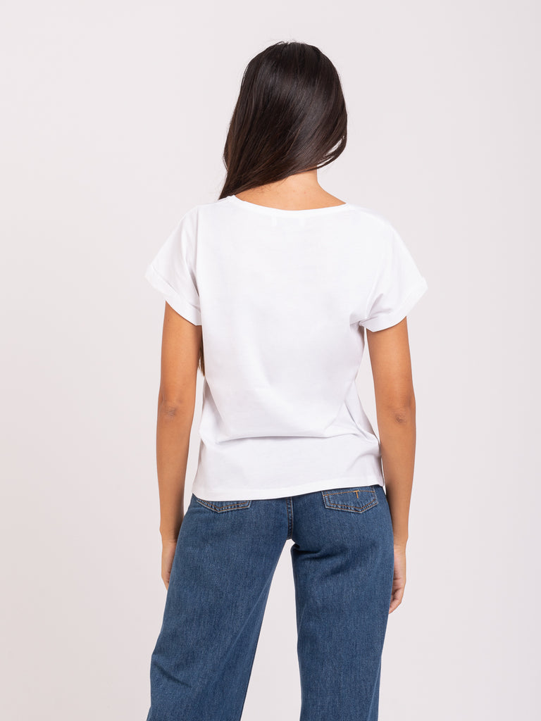 MAISON LABICHE - T-shirt bianca Amore