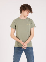 MAISON LABICHE - T-shirt Good vibe verde oliva