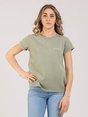 MAISON LABICHE - T-shirt Oh là là verde oliva