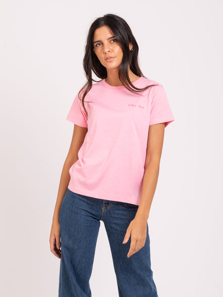 T-shirt rosa Chill Out