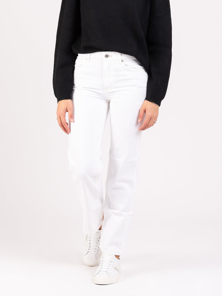 MAISON SCOTCH - Jeans high rise denim bianco