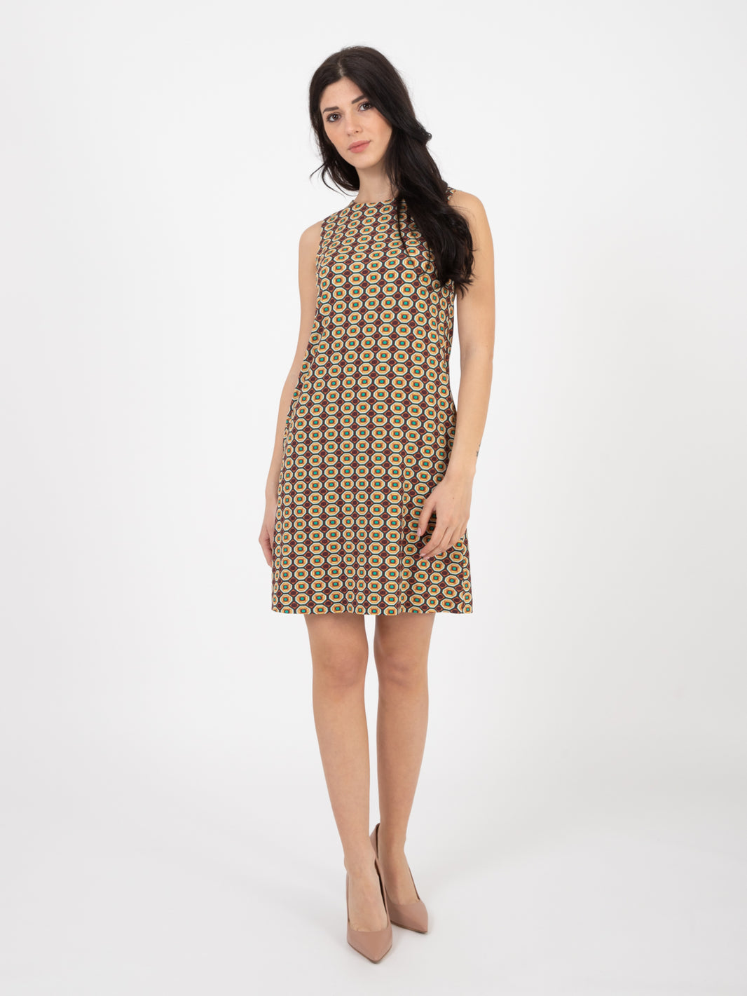 Labyrintum Dress Leather / Emerald