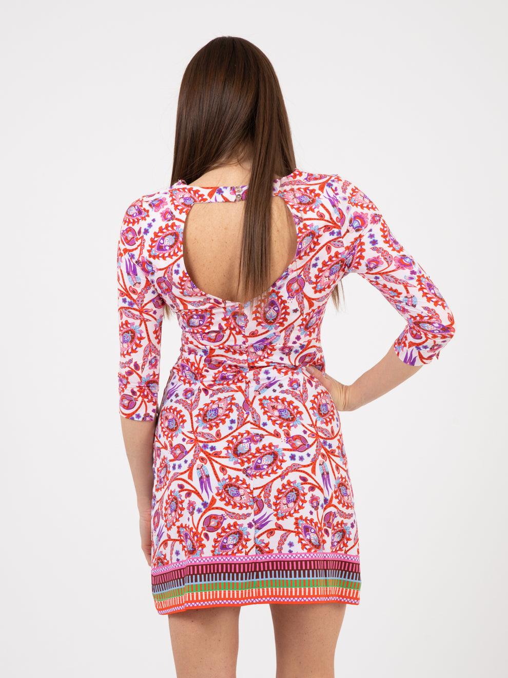 Botanica midi dress pink / lilac / red