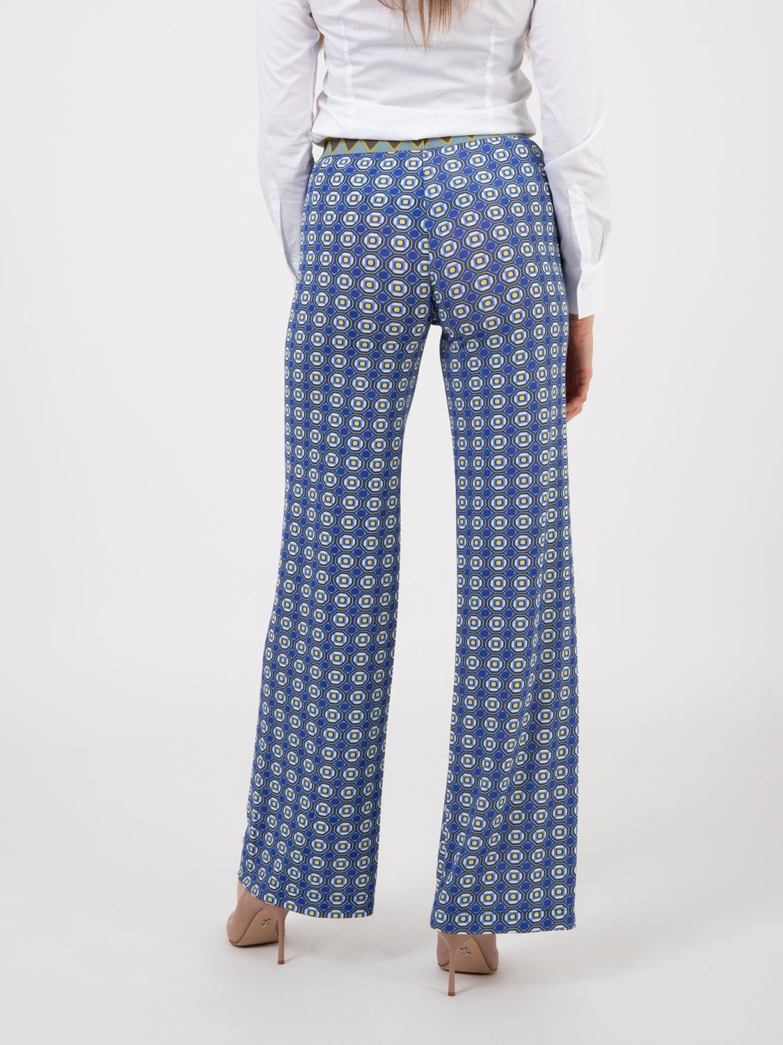 Labyrintum Pants Blue / Yellow