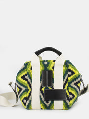 MANIKOMIO - Aviator's Kit Bag Lady24 Granny Diagonal multicolor verde