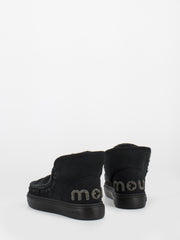 MOU - Eskimo sneaker bold glitter logo black / black