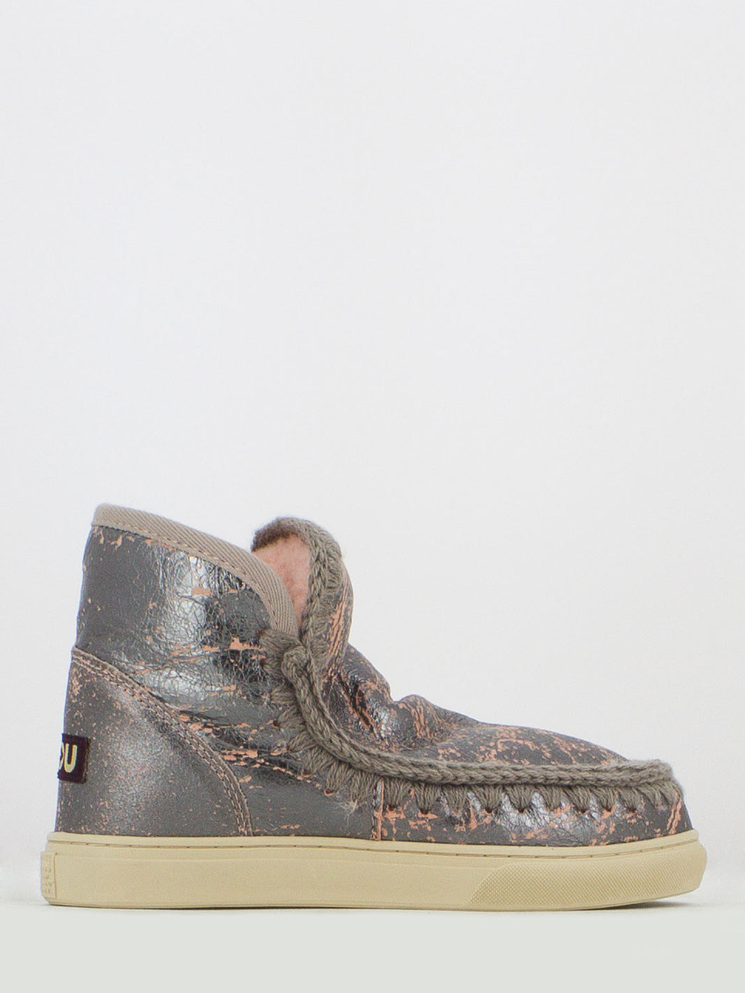 Mini eskimo sneaker steel / pink
