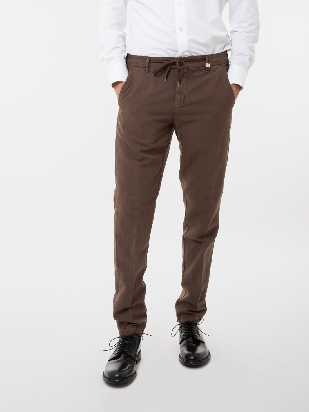Pantaloni Apollo coulisse moro
