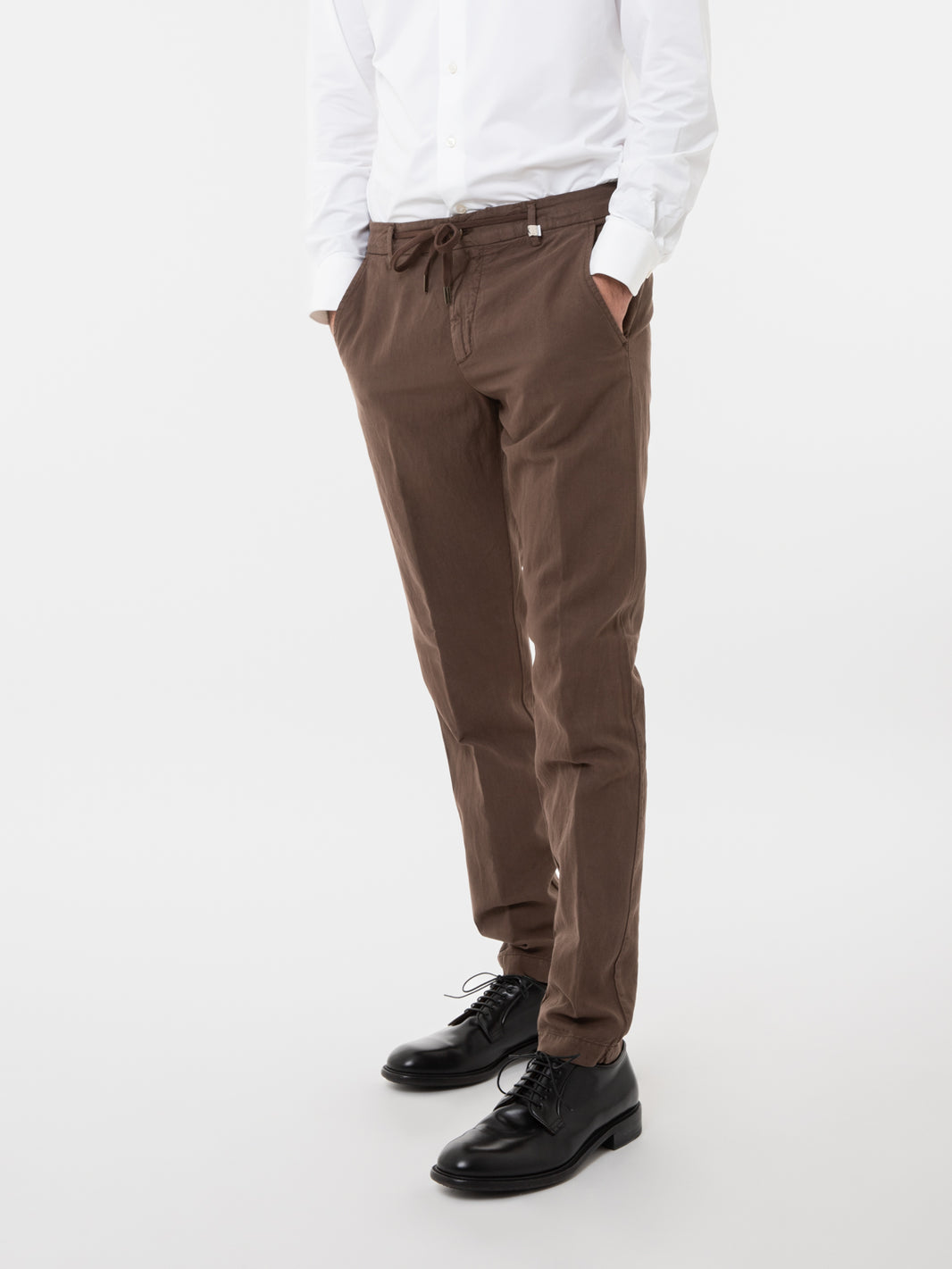 Pantaloni Apollo coulisse moro
