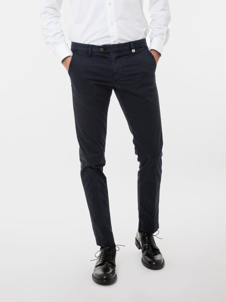 MYTHS - Pantaloni Giove stretch blu