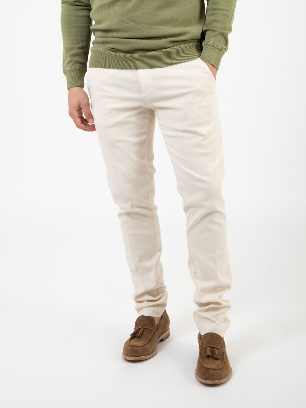 Pantaloni Giove stretch sabbia