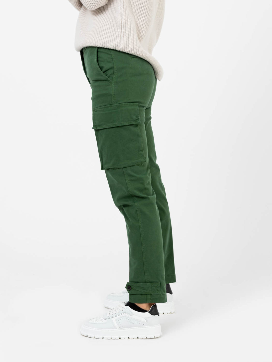 Pantaloni New Vintage Wool cargo verdi