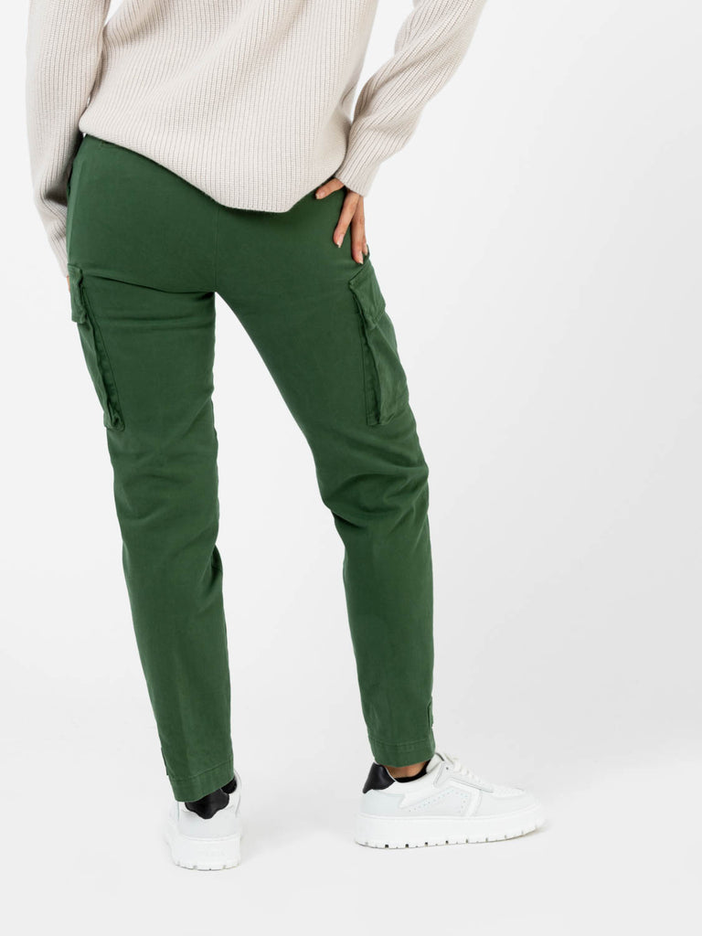 MYTHS - Pantaloni New Vintage Wool cargo verdi